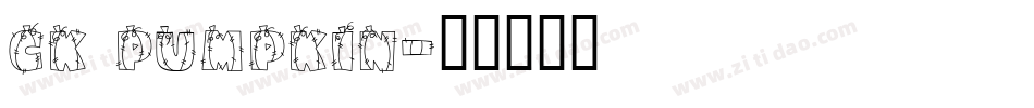 CK Pumpkin字体转换